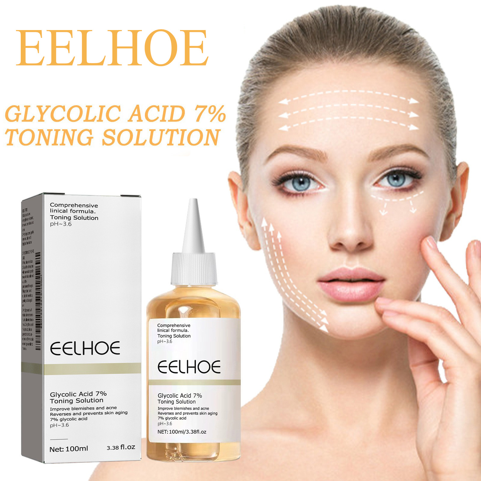 Lactic Acid Toner - 100ml Glycolic Acid Toning Solution Ordinary