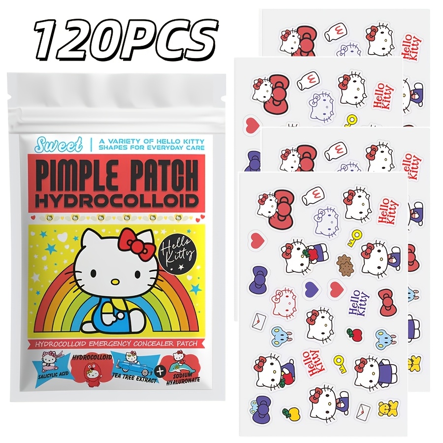 Skincare The Originote - 120PCS Hello kitty Cartoon hydrocolloid acne