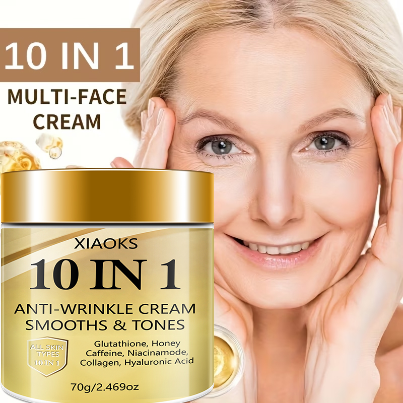 Retinol Vitamin A Cream - 10-in-1 Instant Firming and Lifting Cream,