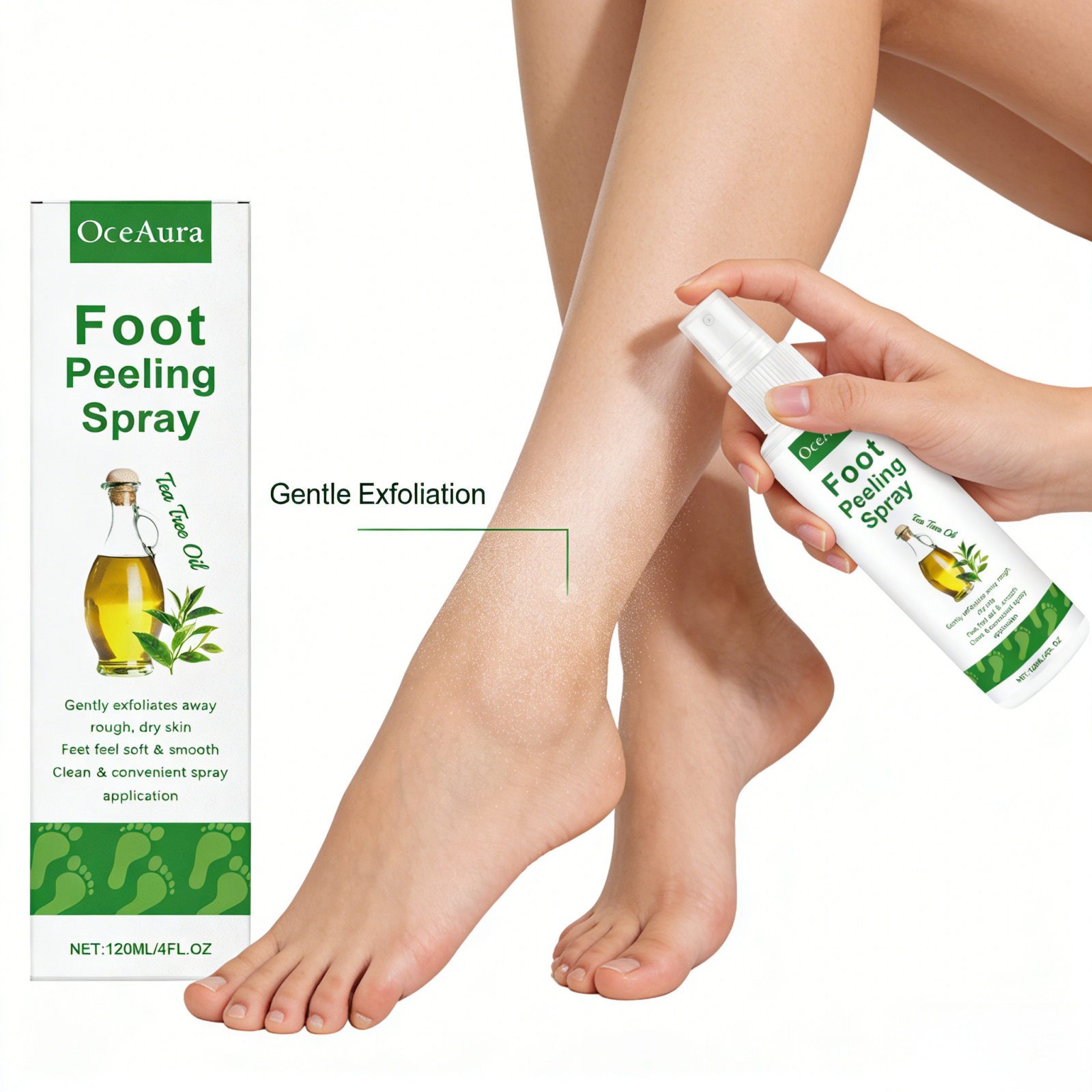 OceAura Foot Peeling Spray Sal - Azelaic Acid Cream recensie en prijs