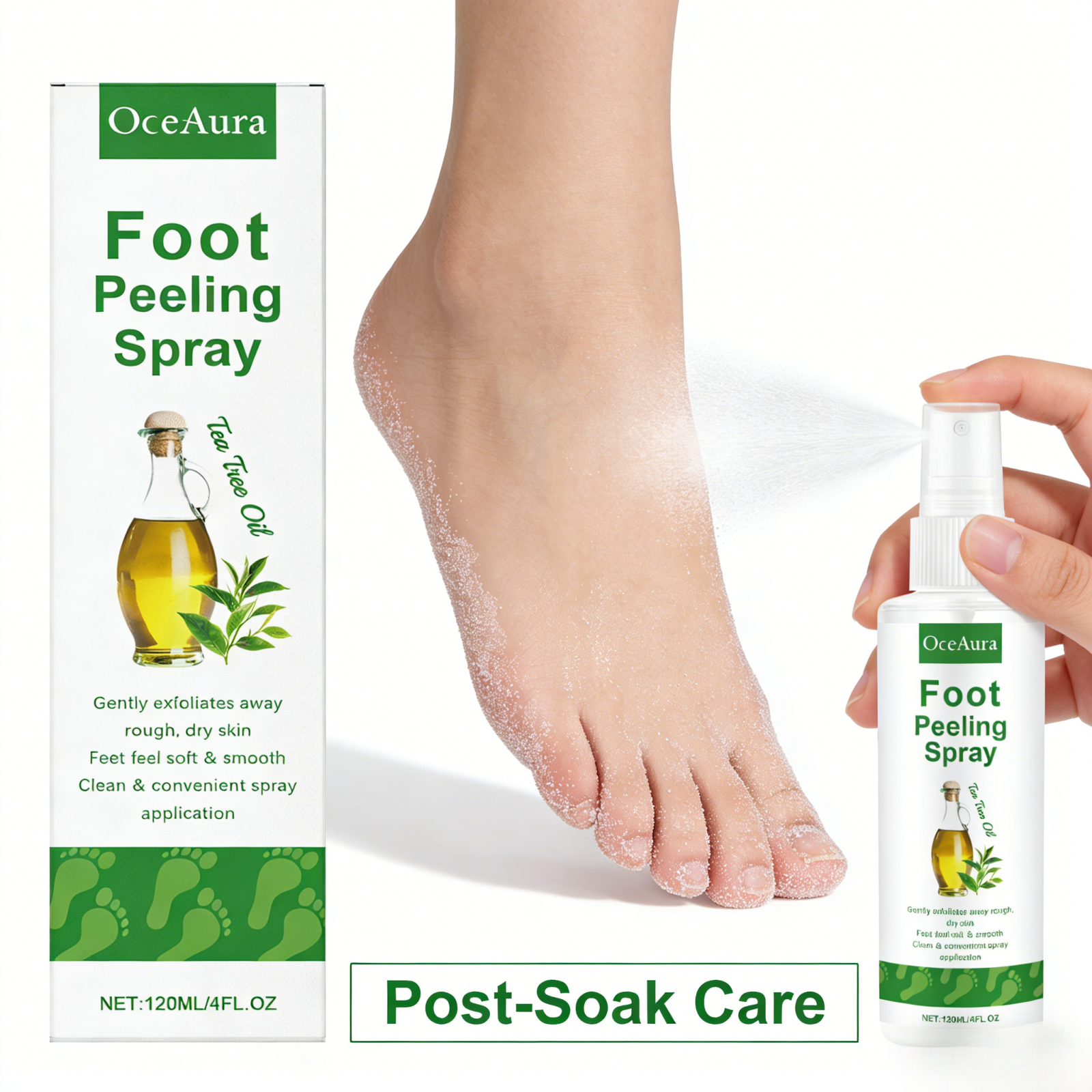 OceAura Foot Peeling Spray Sal - Azelaic Acid Cream recensie en prijs