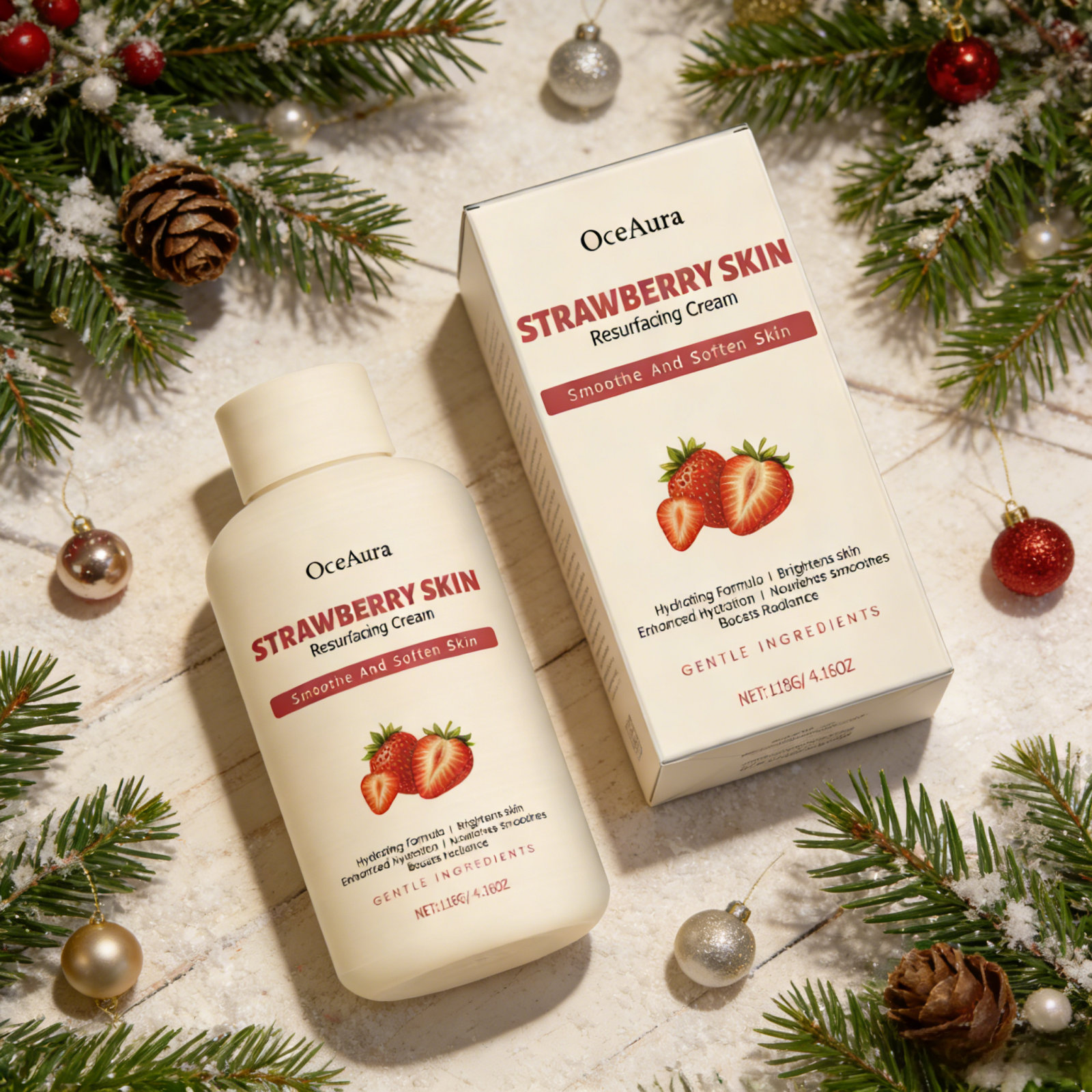 OceAura Strawberry Body Cream  - Azelaic Acid Cream recensie en prijs
