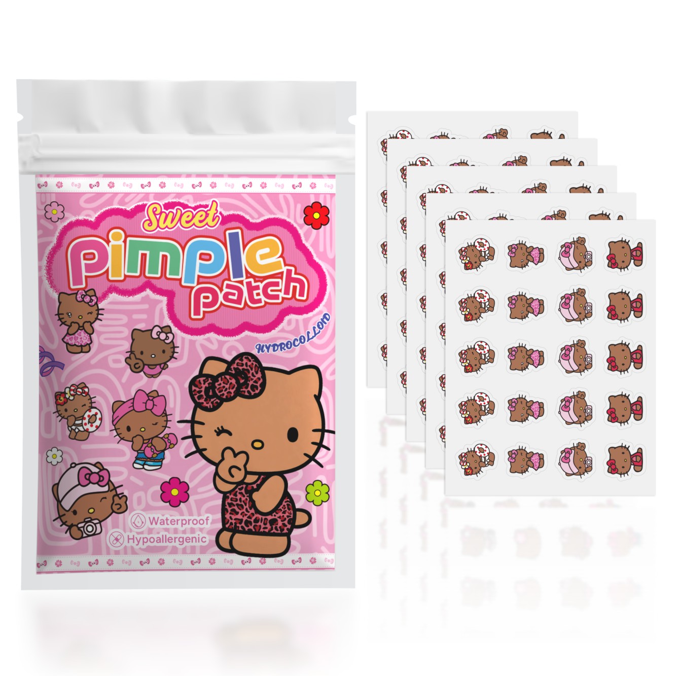 100PCS hello kitty Acne patche - Skincare The Originote recensie en prijs