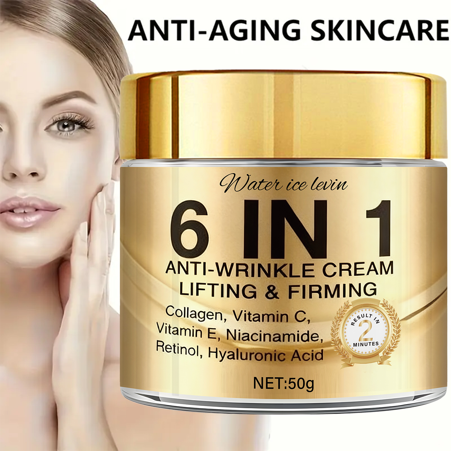 6-In-1 Anti-Wrinkle Cream. Lif - Retinol Vitamin A Cream recensie en prijs