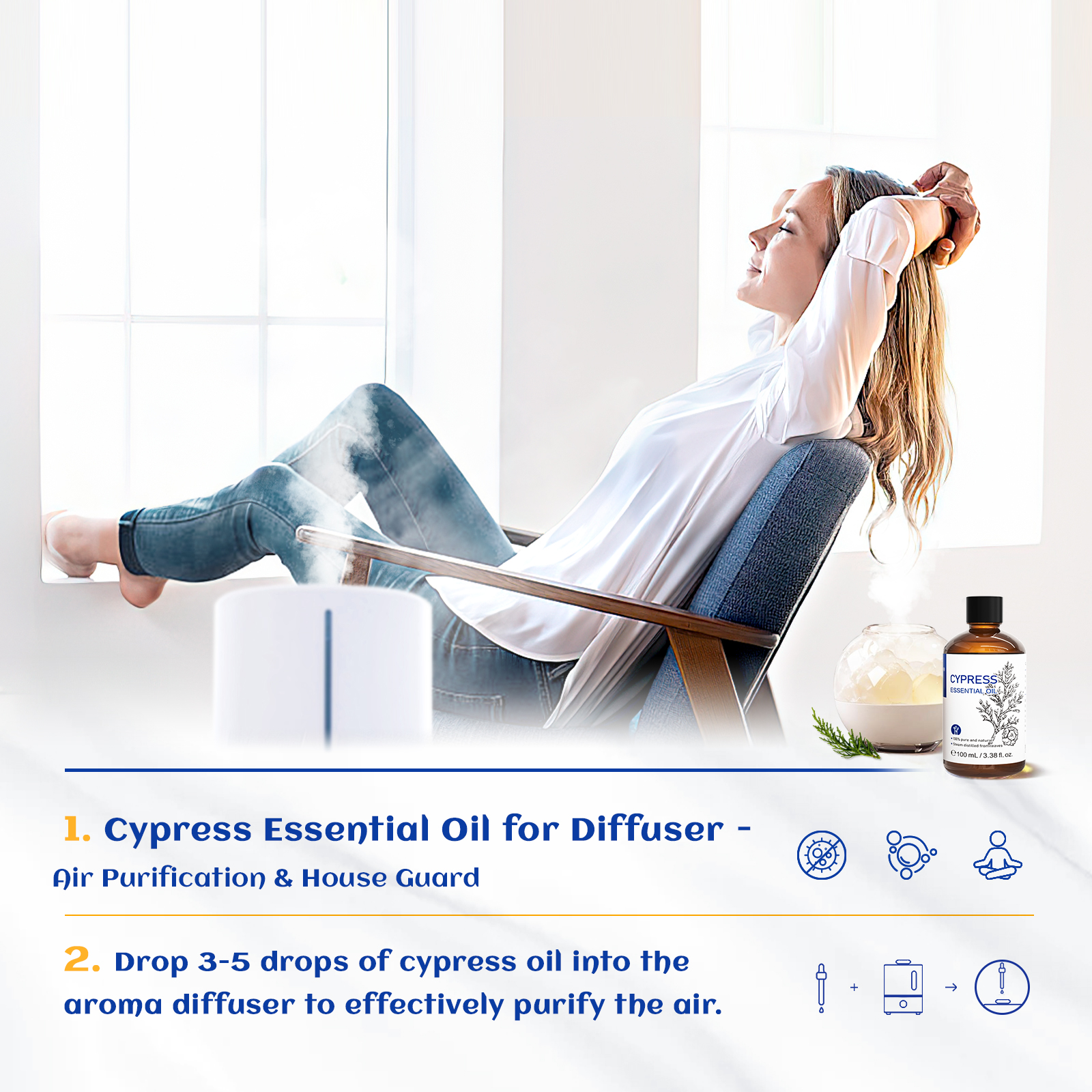 HIQILI Pure Cypress Essential  - Skincare Skin 1004 recensie en prijs