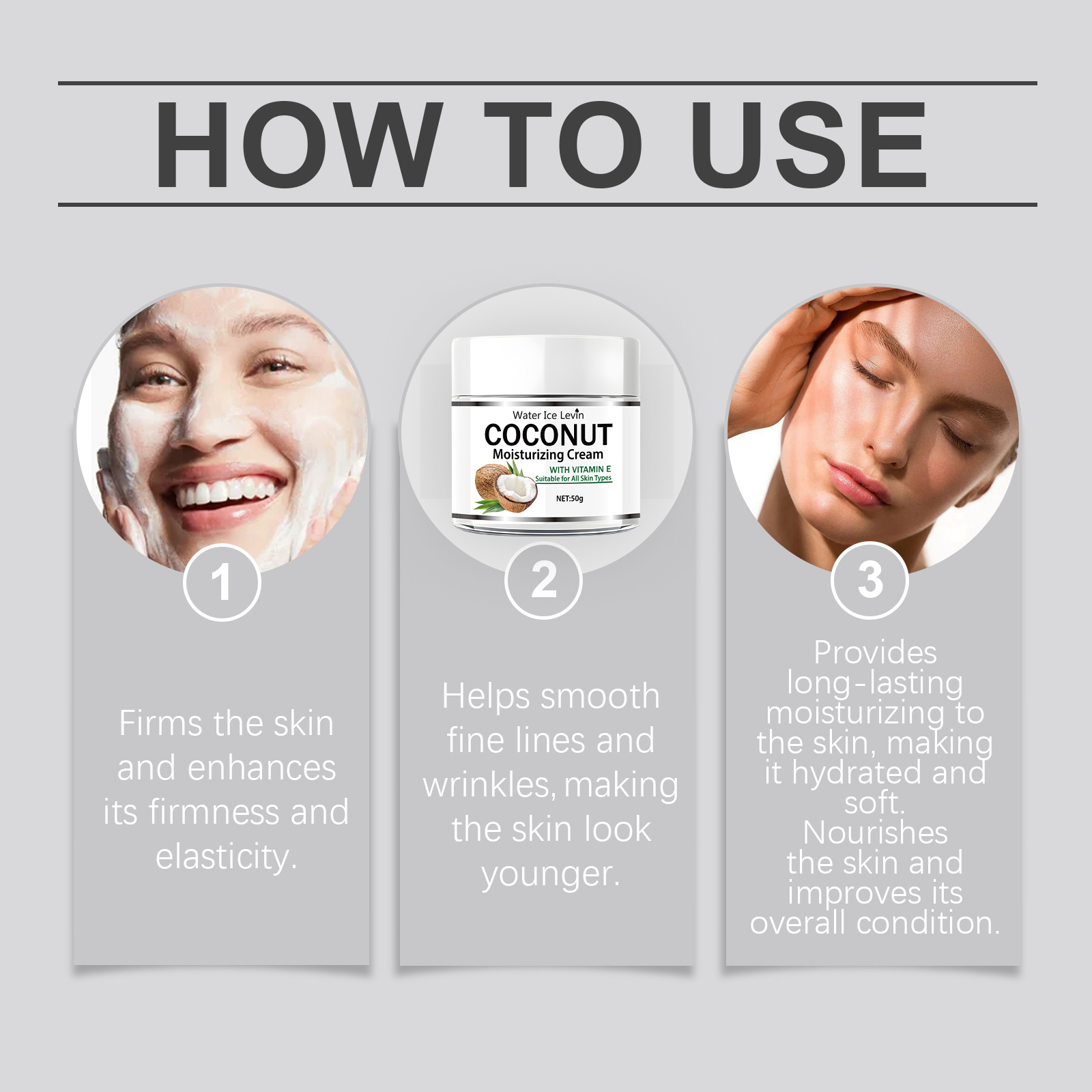 50g Coconut Oil Moisturizing C - Retinol Vitamin A Cream recensie en prijs
