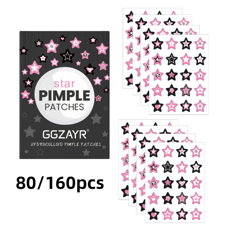 80/160pcs Star Acne Patch Set  - Skincare The Originote recensie en prijs