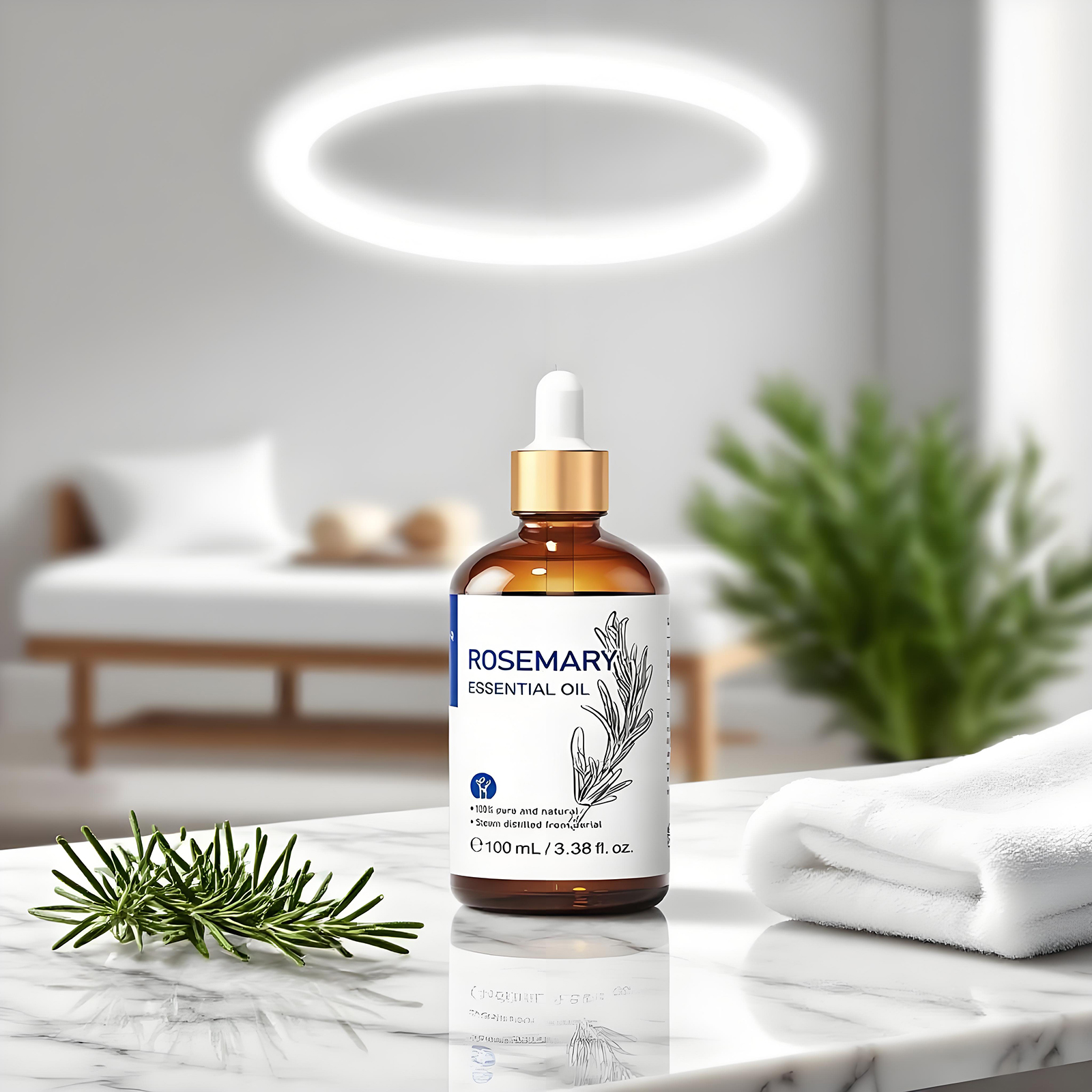 HIQILI 100% Pure Rosemary Esse - Skincare Skin 1004 recensie en prijs