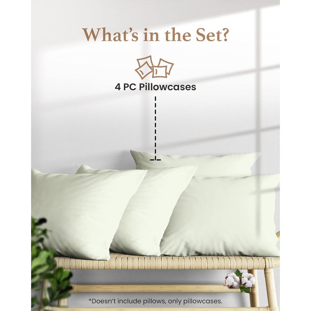 Set o 4 Pillow Cases Queen Sta - Skincare Skin 1004 recensie en prijs