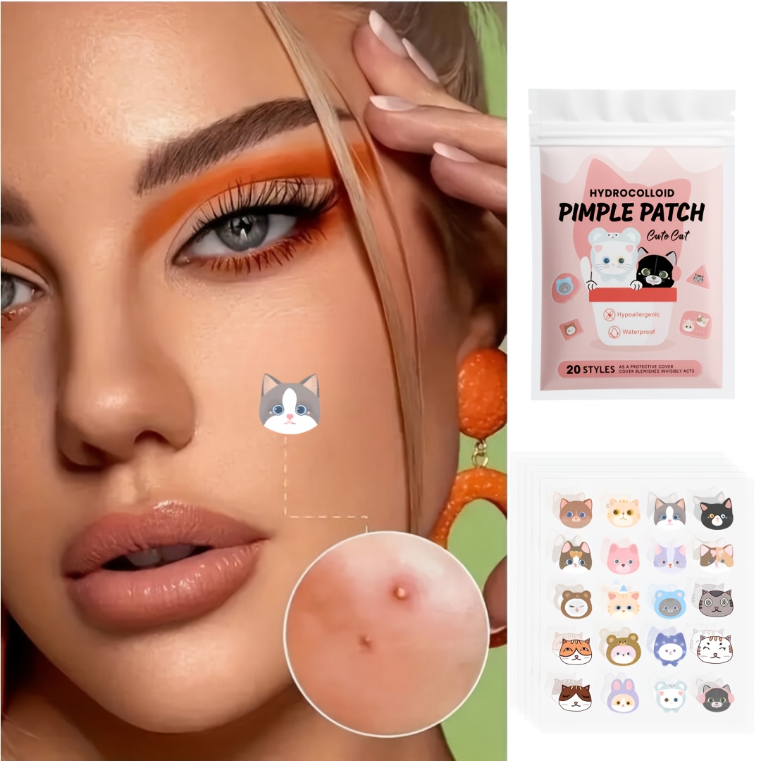 100pieces cute cat Pimple patc - Skincare The Originote recensie en prijs
