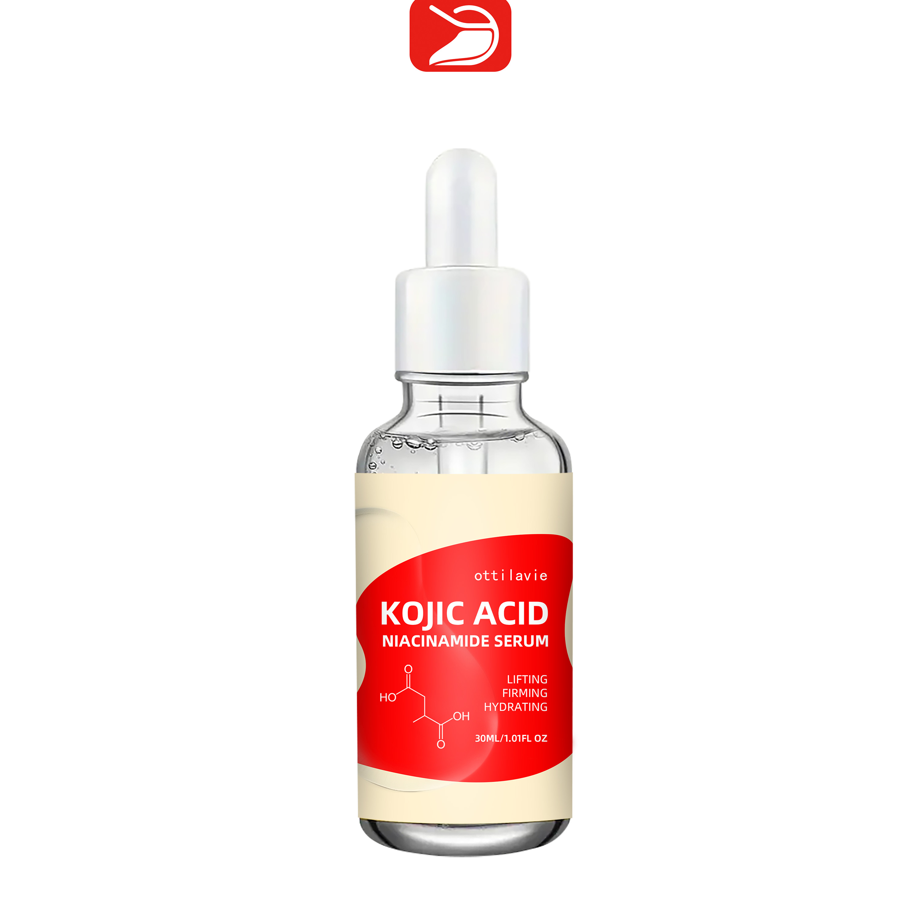 Ottilavie Kojic Acid & Niacina - Niacinamide Brightening Serum recensie en prijs