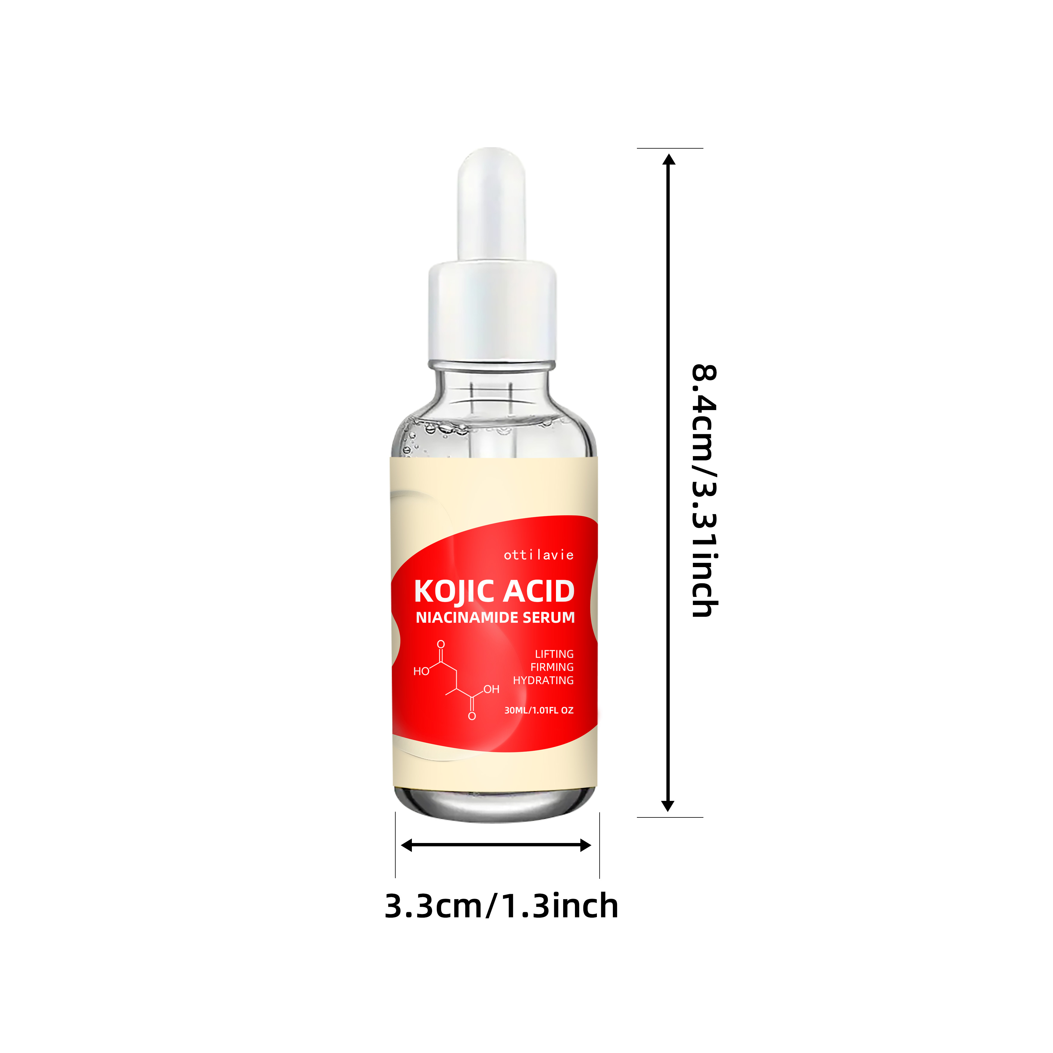 Ottilavie Kojic Acid & Niacina - Niacinamide Brightening Serum recensie en prijs