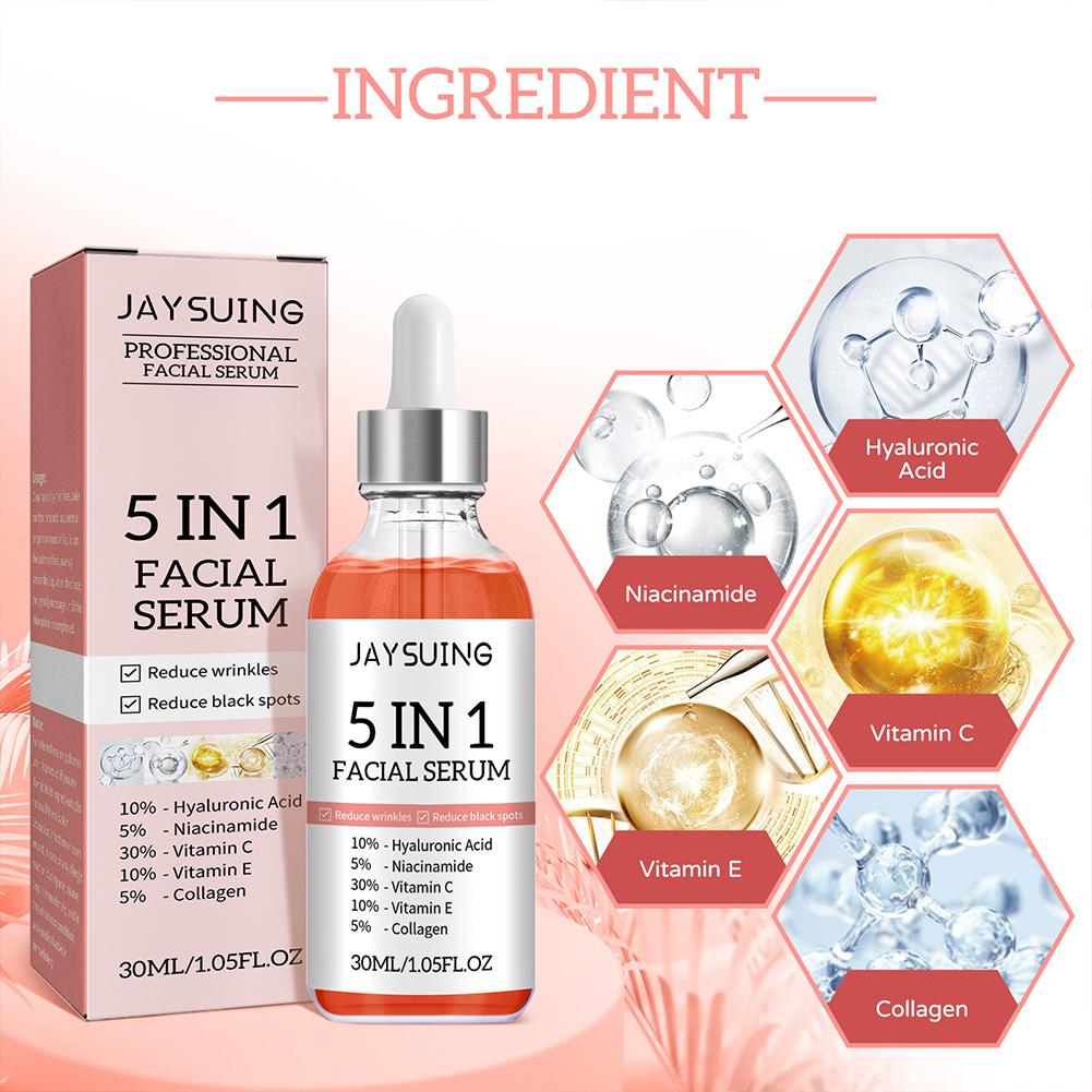 5 In 1 Face Serum Vitamin C Mo - Niacinamide Brightening Serum recensie en prijs
