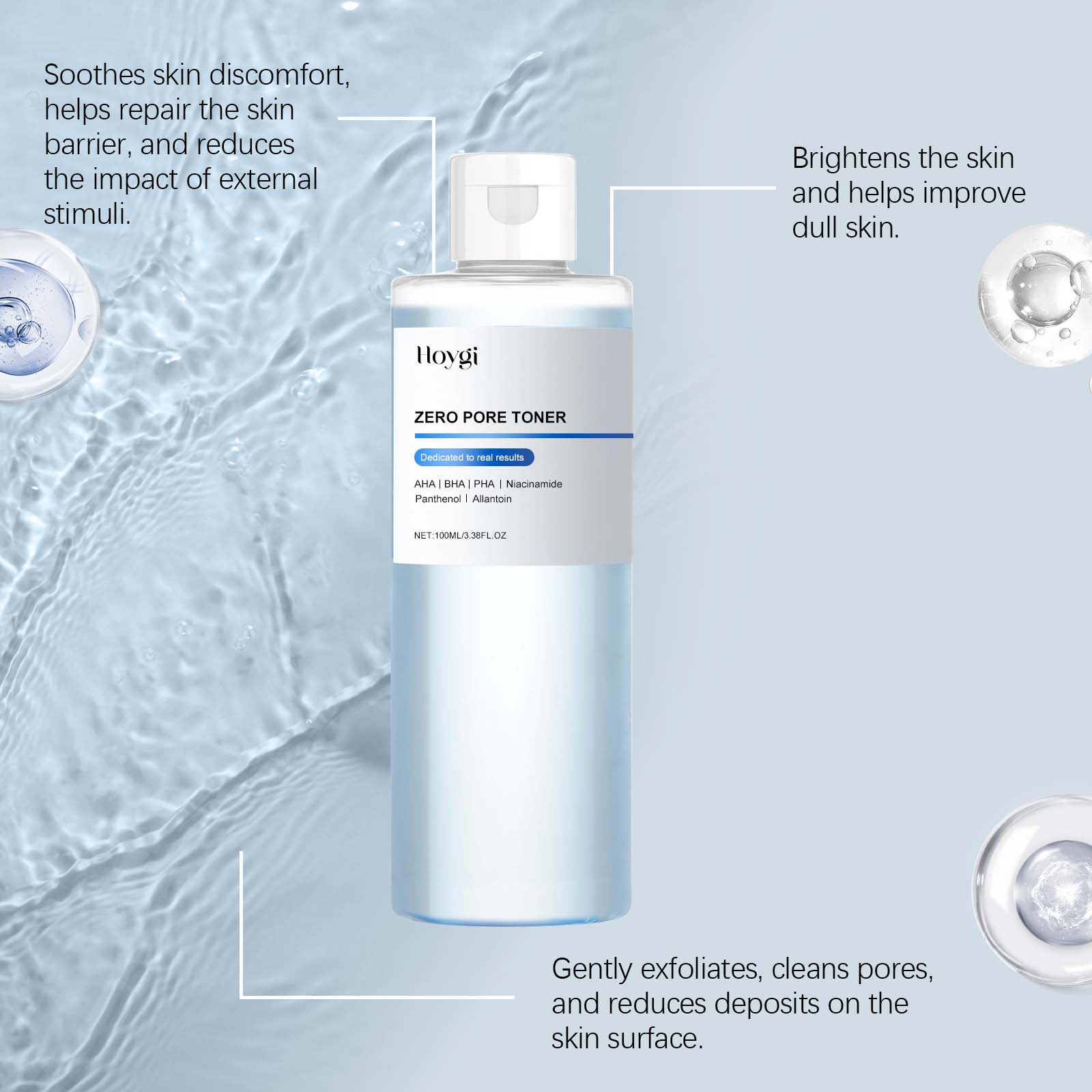 HOYGI Glycolic Acid Toning Sol - Lactic Acid Toner recensie en prijs