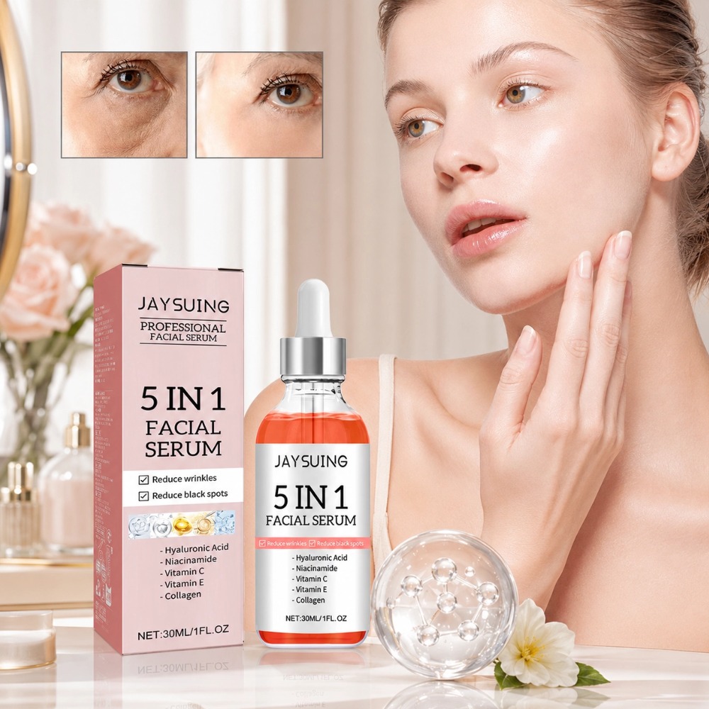 5 in 1 Facial Serum Hyaluronic - Niacinamide Brightening Serum recensie en prijs