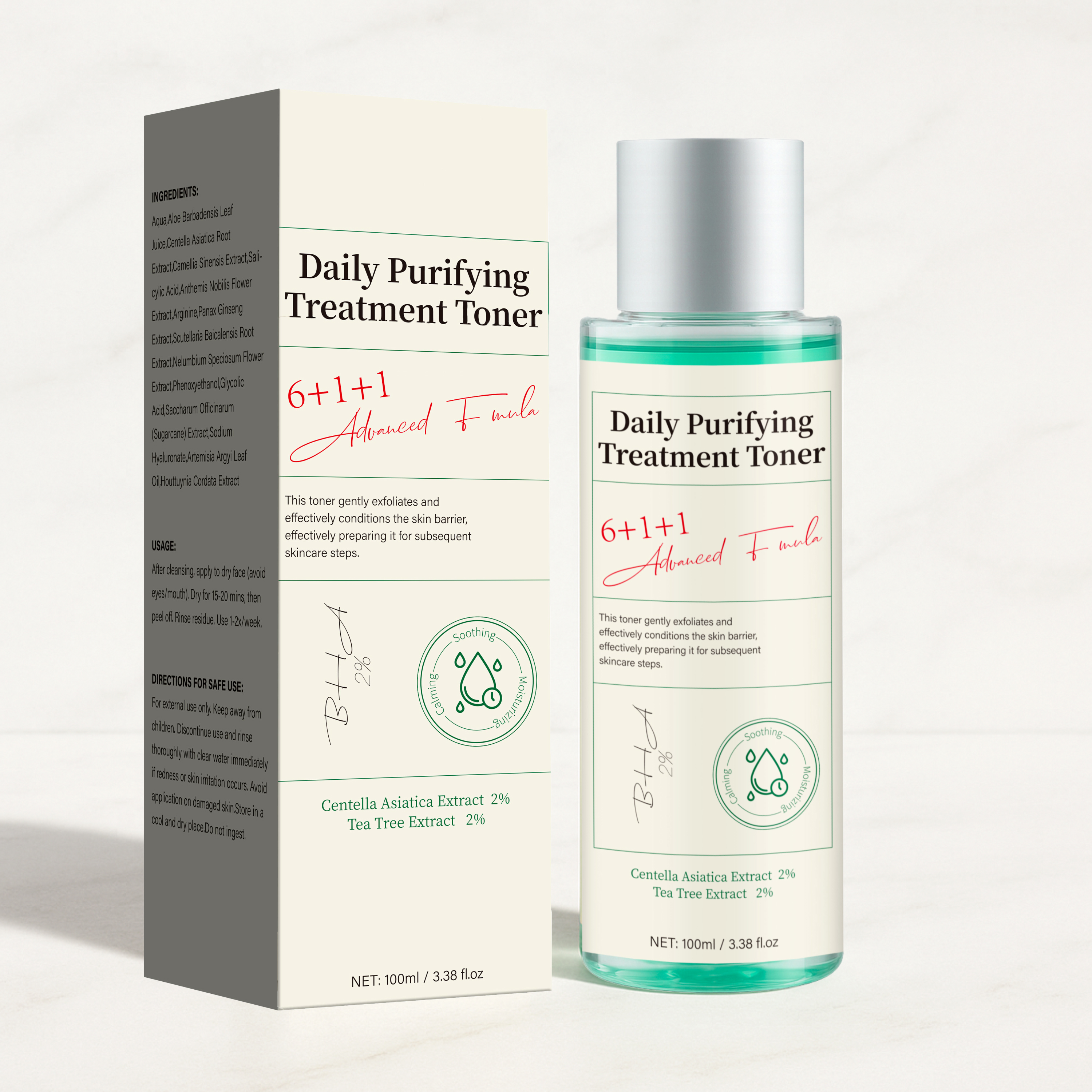 Daily Purifying Treatment Tone - Lactic Acid Toner recensie en prijs