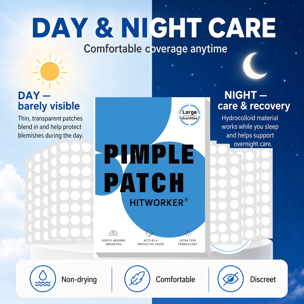 800Pcs Hydrocolloid Acne Pimpl - Skincare The Originote recensie en prijs