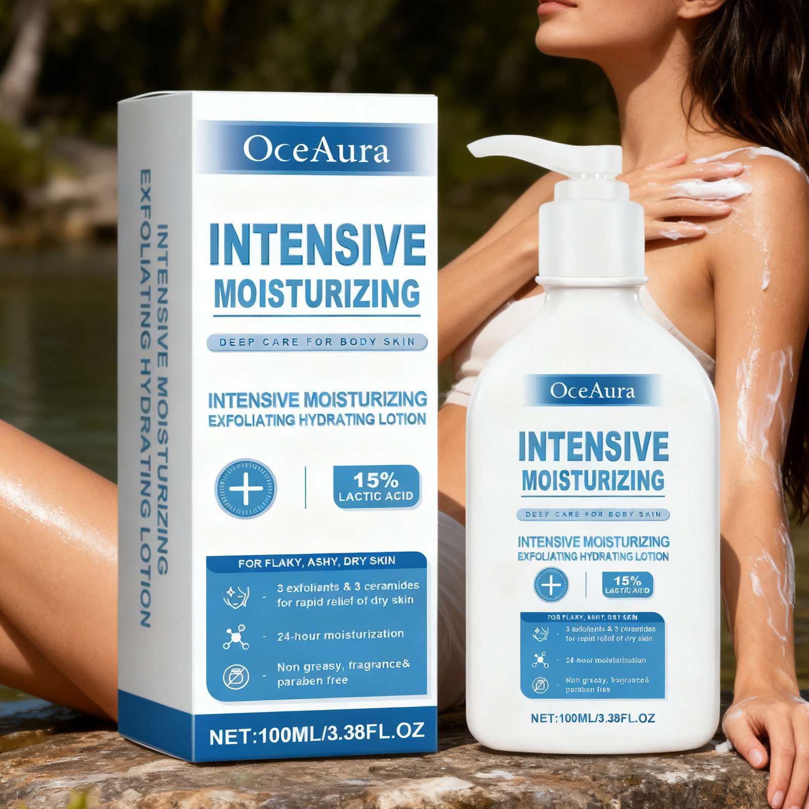 OceAura Intensive Healing Body - Lactic Acid Toner recensie en prijs