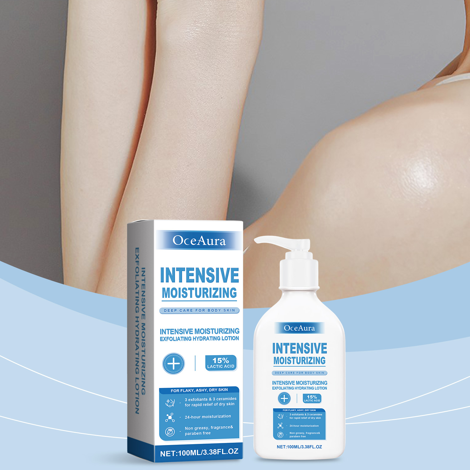 OceAura Intensive Healing Body - Lactic Acid Toner recensie en prijs