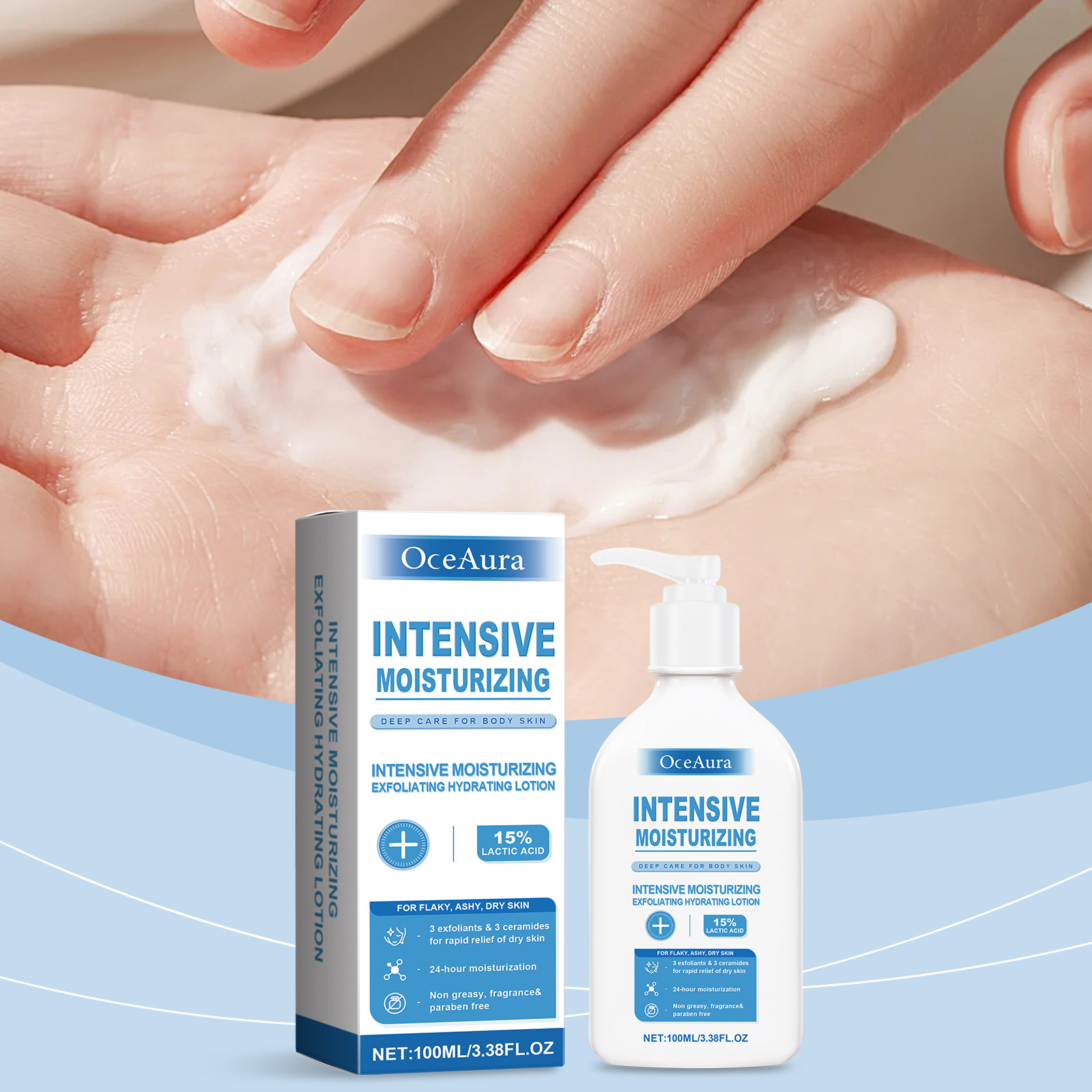 OceAura Intensive Healing Body - Lactic Acid Toner recensie en prijs