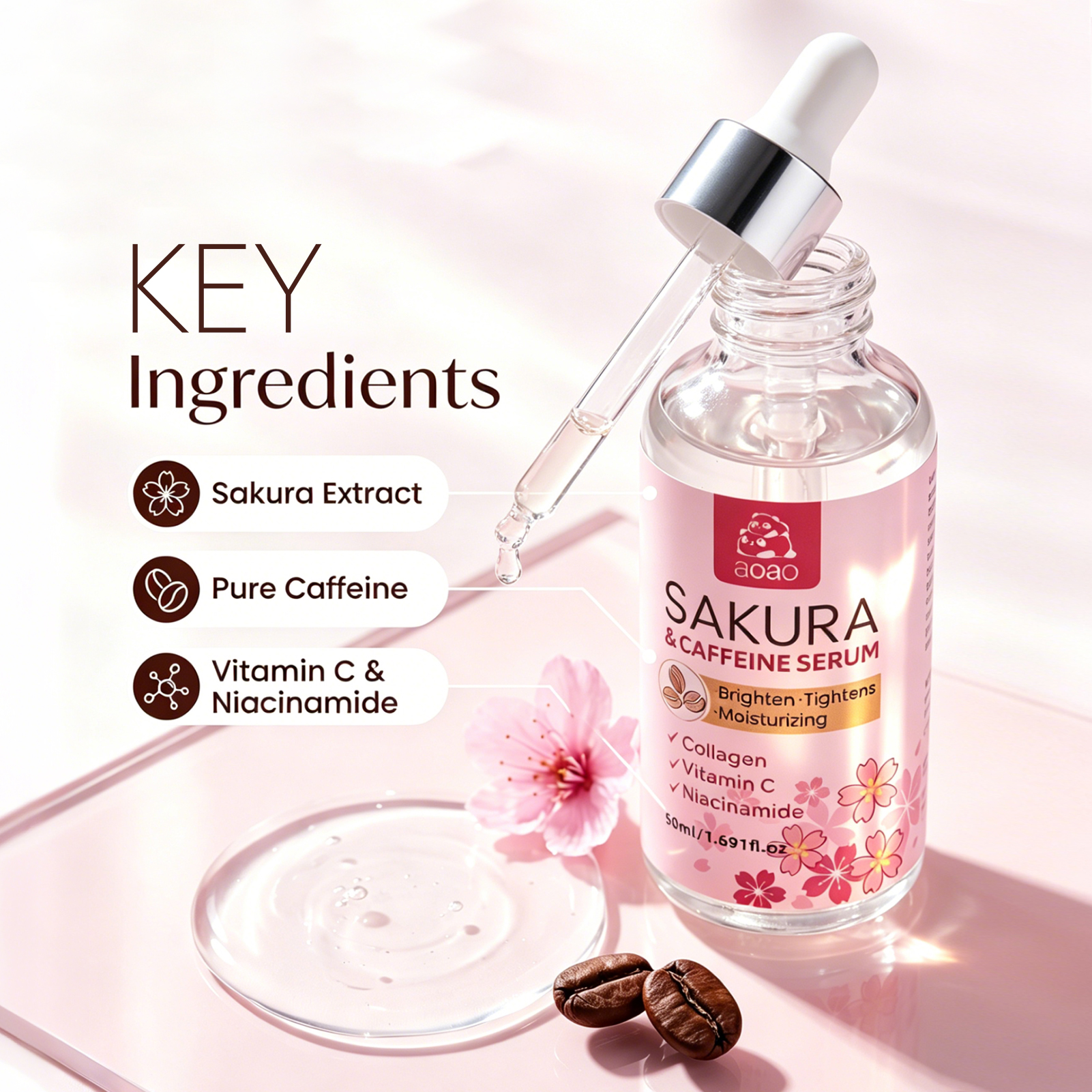 Sakura Essence contains Niacin - Niacinamide Brightening Serum recensie en prijs